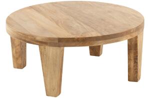 Dřevěný konferenční stolek J-line Buara 80 cm