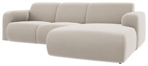 Windsor & Co Sametová rohová pohovka Lola 250 cm, pravá