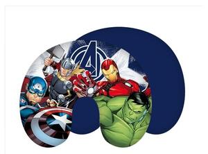 Jerry Fabrics Cestovní polštářek Avengers "Heroes", 28 x 33 cm