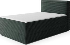 Kontinentální postel Alamito 120x200, zelená (modulo 35)