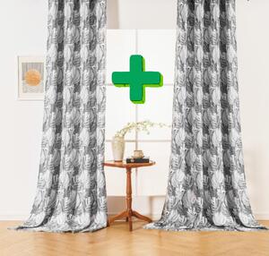 Designové závěsy FLOCUS 140x270 cm (2 ks), vzorované