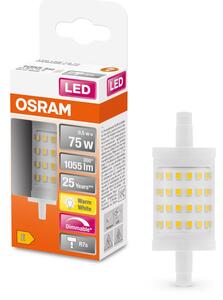 LED Stmívatelná žárovka R7s/9,5W/230V 2700K 78 mm - Osram