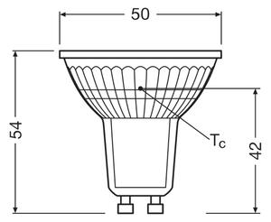LED Žárovka PAR51 GU10/4,3W/230V 2700K