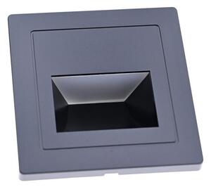 LED Schodišťové svítidlo LED/3W/230V 6000K černá