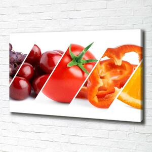 Moderní obraz canvas na rámu Ovoce a zelenina oc-106881657