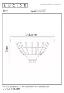 LED Stmívatelná žárovka MR16 GU10/12W/230V 2200-3000K - Lucide 49041/12/30