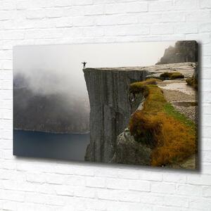 Foto obraz na plátně Norsko útes oc-106891246