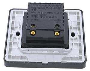 LED Schodišťové svítidlo se senzorem pohybu a soumraku LED/3W/230V 6000K černá