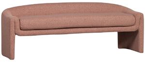 Hoorns Růžová čalouněná lavice Ozo 160 cm