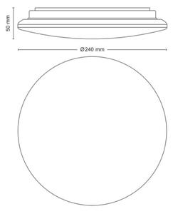 Philips - LED Stropní svítidlo MOIRE LED/10W/230V 2700K pr. 24 cm