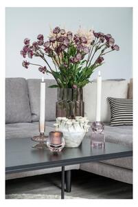 Růžová skleněná váza – House Nordic