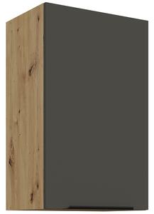 ARIA pa | horní skříňka 45 G-72 1F policová | 45 cm | ANTI FINGERPRINT povrch | artisan/šedá grafit