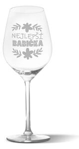 Sablio Sklenička na víno Nejlepší babička: 49 cl
