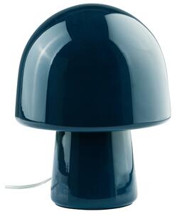 Jotex Tmavě modrá skleněná stolní lampa THETYS