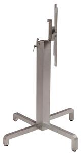 Nardi Šedohnědá hliníková stolová sklápěcí podnož Ibisco 72 cm