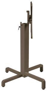 Nardi Hnědá hliníková stolová sklápěcí podnož Ibisco 72 cm