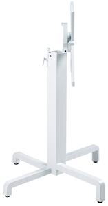 Nardi Bílá hliníková stolová sklápěcí podnož Ibisco 72 cm