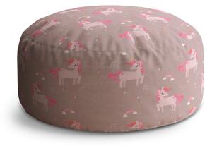 Sablio Taburet Circle Pony: 38x48 cm
