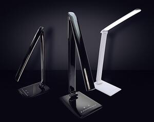 SOLIGHT LED stolní lampička stmívatelná 12W/3000K-6000K/700Lm, USB, černá