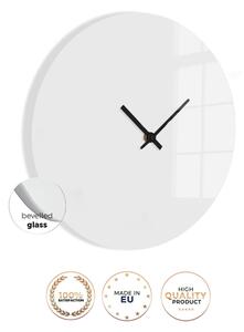 Skleněné nástěnné hodiny ø 30 cm Feminine line - Styler