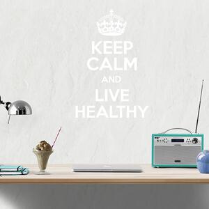 Sablio Samolepka na zeď: nápis Keep calm... - 40x60 cm