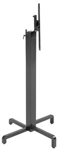 Nardi Antracitově šedá hliníková stolová sklápěcí podnož Ibisco 107 cm