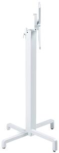 Nardi Bílá hliníková stolová sklápěcí podnož Ibisco 107 cm
