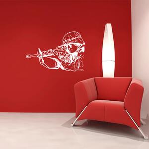 Sablio Samolepka na zeď: Sniper - 60x40