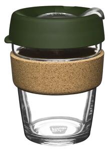 Skleněný hrnek KeepCup Brew Cork Pine M, 340 ml