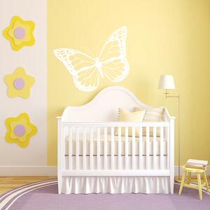 Sablio Samolepka na zeď: Motýlek - 60x40 cm