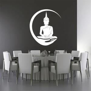 Sablio Samolepka na zeď: Thajský buddha - 52x60 cm