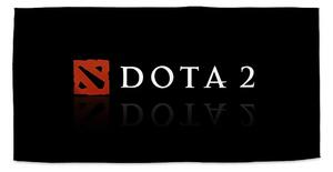 Sablio Ručník DOTA 2 Černá - 30x50 cm