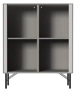Světle šedá vitrína 91x111 cm Edge by Hammel – Hammel Furniture