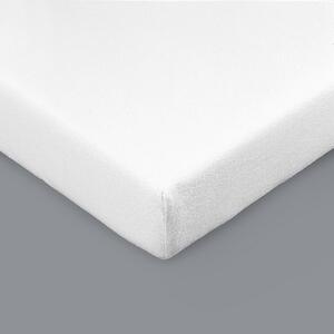 Blancheporte Froté ochrana matrace z bio bavlny, nepropustná bílá 90x190cm
