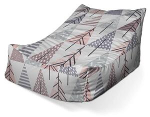 Sablio Sedací vak Lounge Barevné stromky - 80 x 95 x 50 cm