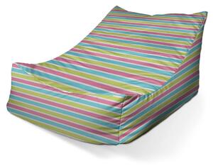 Sablio Sedací vak Lounge Proužky - 80 x 95 x 50 cm