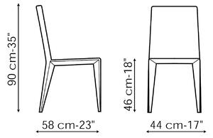 Bonaldo designové židle Filly Up