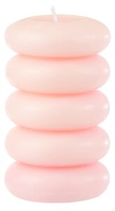 Sloupová svíčka MACARON 11,5 cm růžová