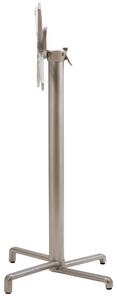 Nardi Šedohnědá hliníková stolová sklápěcí podnož Scudo 107 cm