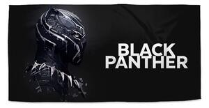 Sablio Ručník BLACK PANTHER z profilu Černý - 30x50 cm
