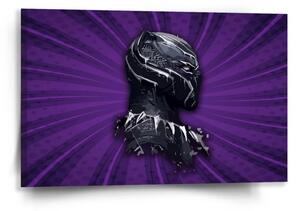 Sablio Obraz BLACK PANTHER z profilu Fialový - 60x40 cm