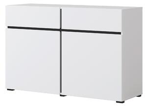 Komoda Crossroad W45 (černá + bílá). Akce -11%