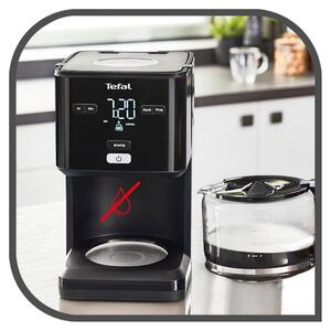 Černý kávovar na filtrovanou kávu Smart'n'light CM600810 – Tefal