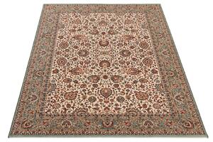 Kusový koberec vlněný Osta Kashqai 4362 101 Klasický béžový zelený Rozměr: 67x130 cm