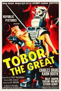 Obrazová reprodukce Tobor the Great / Robot (Retro Movie), (26.7 x 40 cm)
