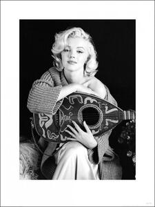 Umělecký tisk Marilyn Monroe - Lute, (60 x 80 cm)