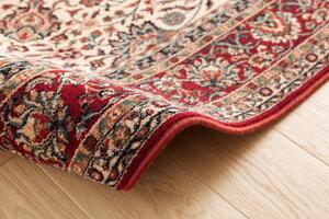 Kusový koberec vlněný Osta Kashqai 4362 102 Klasický béžový červený Rozměr: 80x160 cm