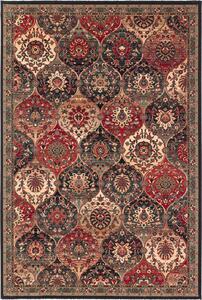 Kusový koberec vlněný Osta Kashqai 4373 500 Klasický zelený červený Rozměr: 200x300 cm