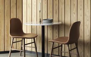 Výprodej Normann Copenhagen designové židle Form Chair Wood (černý sedák, podnož dub)
