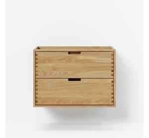 Koupelnová skříňka pod umyvadlo GRIBSKOV 80 cm béžová/dub